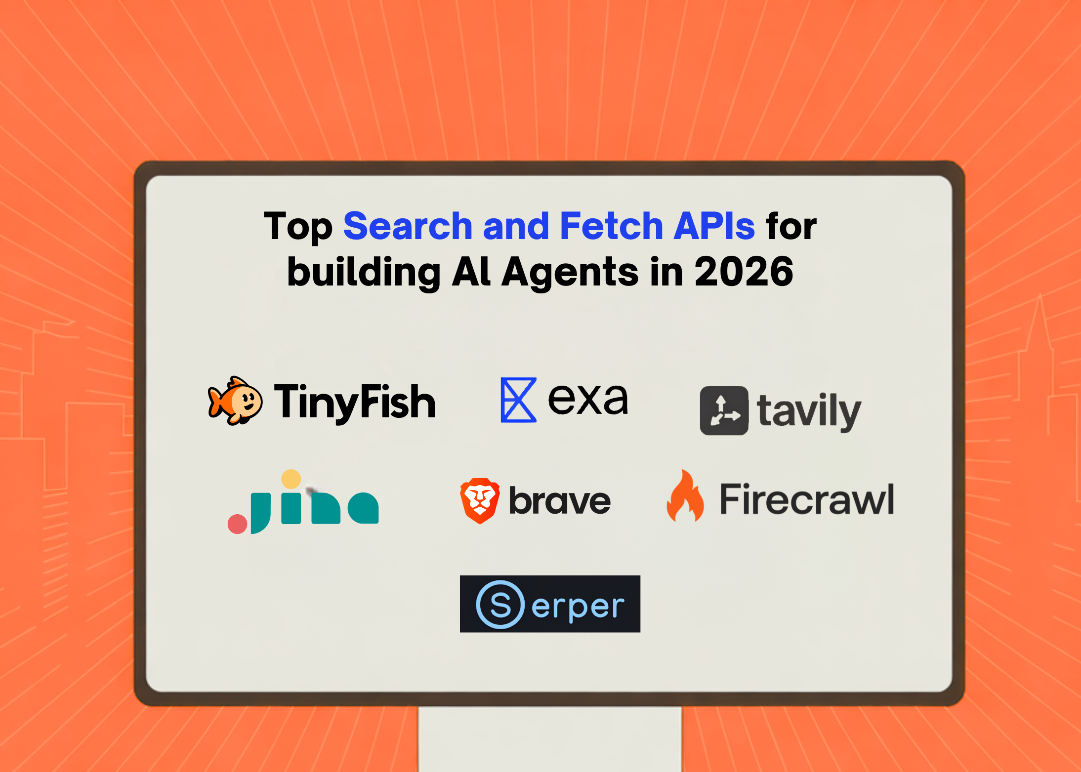 Top Search and Fetch APIs for Building AI Agents in 2026: Tools, Tradeoffs, and Free Tiers
