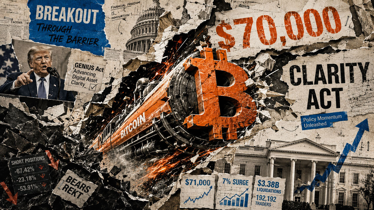 Bitcoin blasts past $72,000 as $3.1B in shorts gets liquidated