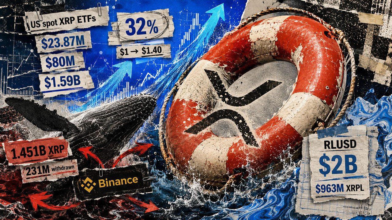 XRP is up 32% this month, but whales are moving billions
